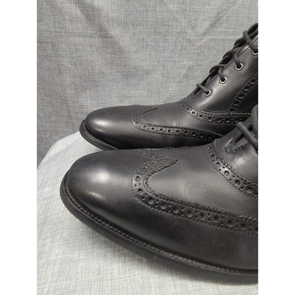 Cole Haan Men\'s Williams Wingtip Chukka Black Leather Ankle Boot 12M C20285 main image 7